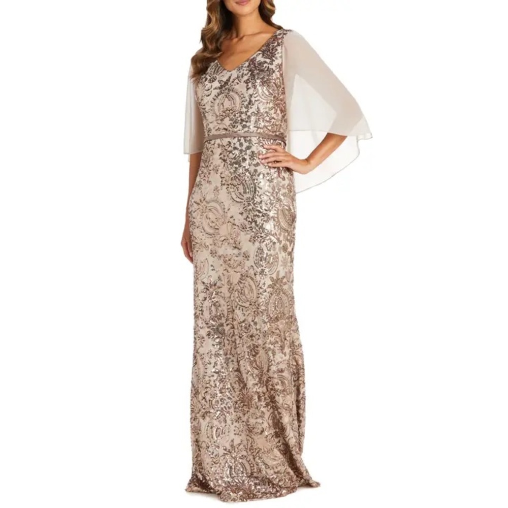 RM Richards Sequin Evening Gown